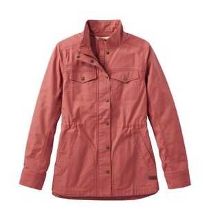 L.L. Bean Women's BeanFlex Utility Jacket in Faded Redwood sz S